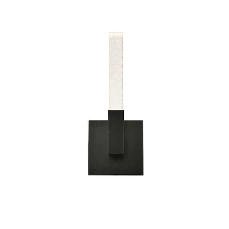 6 inch Adjustable LED Wall Sconce - Black