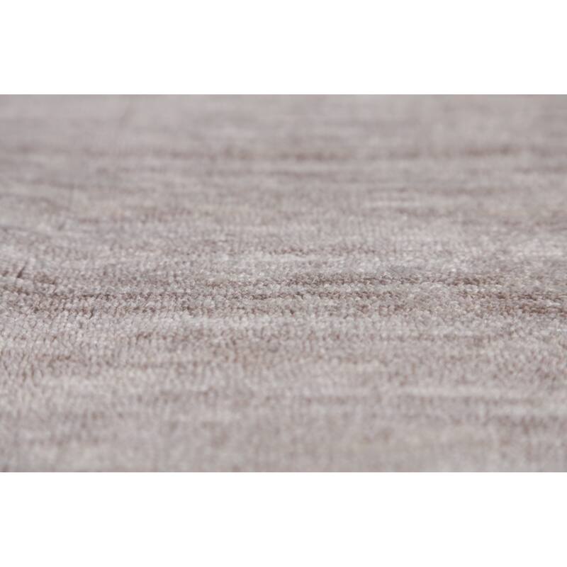 Gabbeh Indian Area Rug Handmade Beige Tribal Silk Carpet - 7'9" x 9'9"