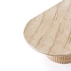 preview thumbnail 3 of 7, Studio London Maddox Pill Shaped Coffee Table with Roman Fluted Design