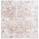 preview thumbnail 4 of 31, SAFAVIEH Baltimore Debra Machine Washable Shabby Chic Vintage Oriental Rug 6'7" Square - Ivory/Rust - Square