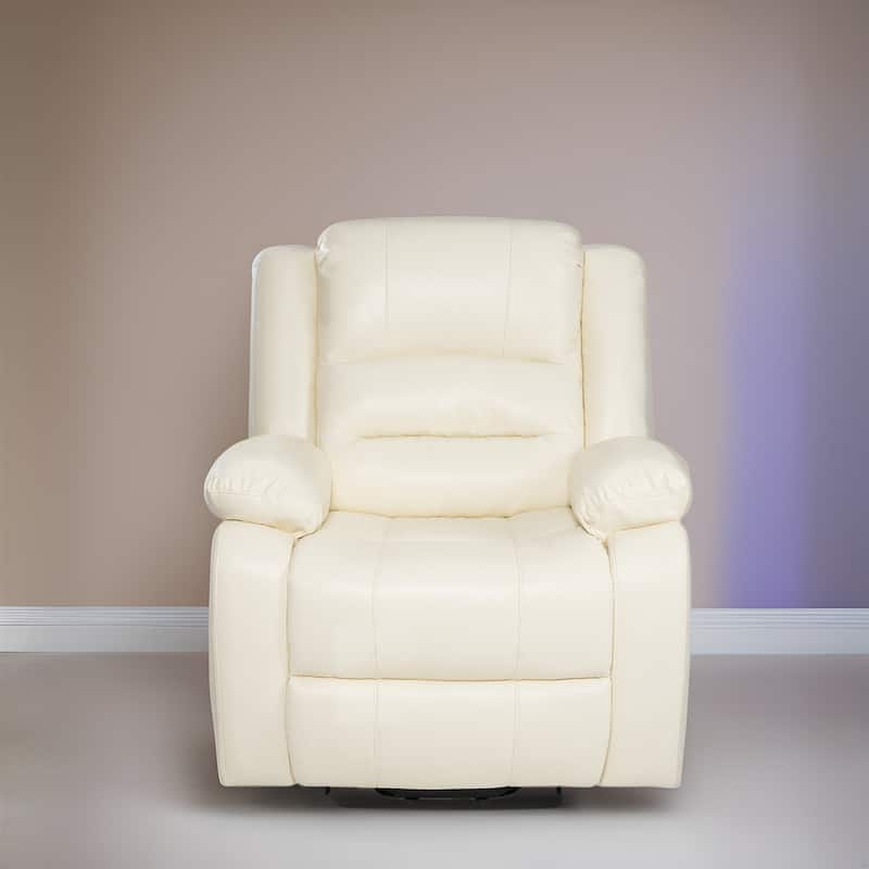 Power Lift Recliner Chair for Elderly with Heat, Massage & Adjustable Recline - Cream