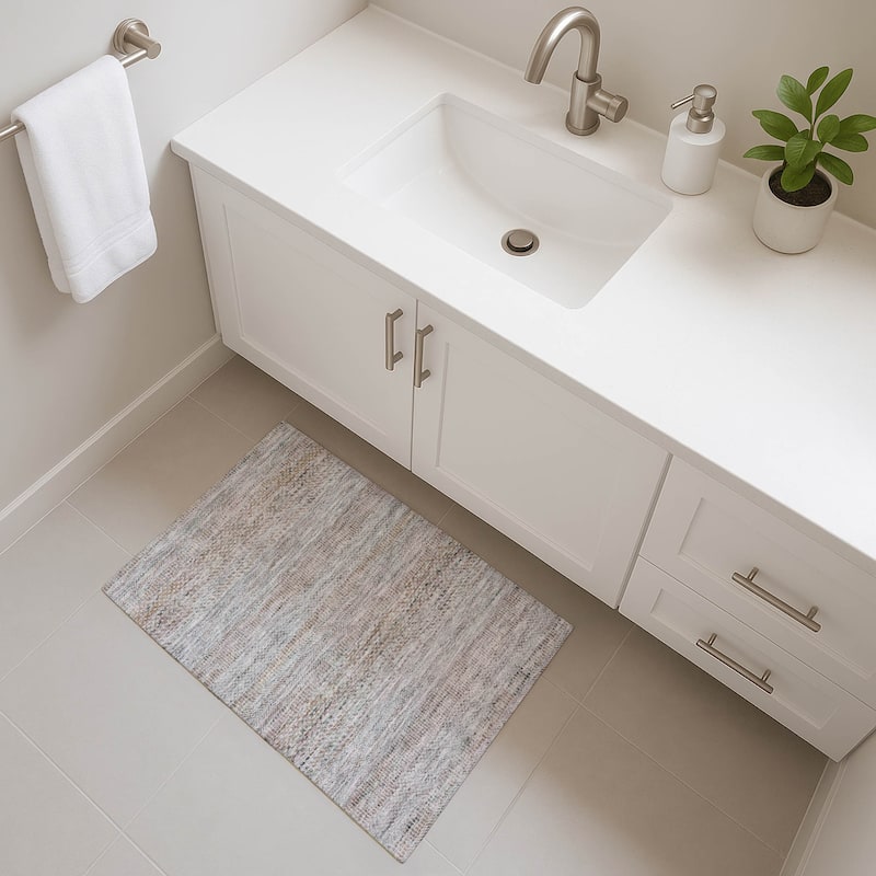 Premium Washable Super Soft Global Ombre Mayfield Rug - Linen - 1'8" x 2'6"