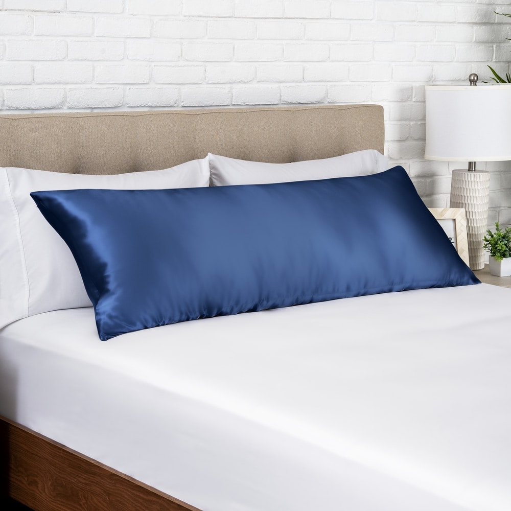 Bare Home Mulberry Silk Body Pillowcase, 19 Momme Silk