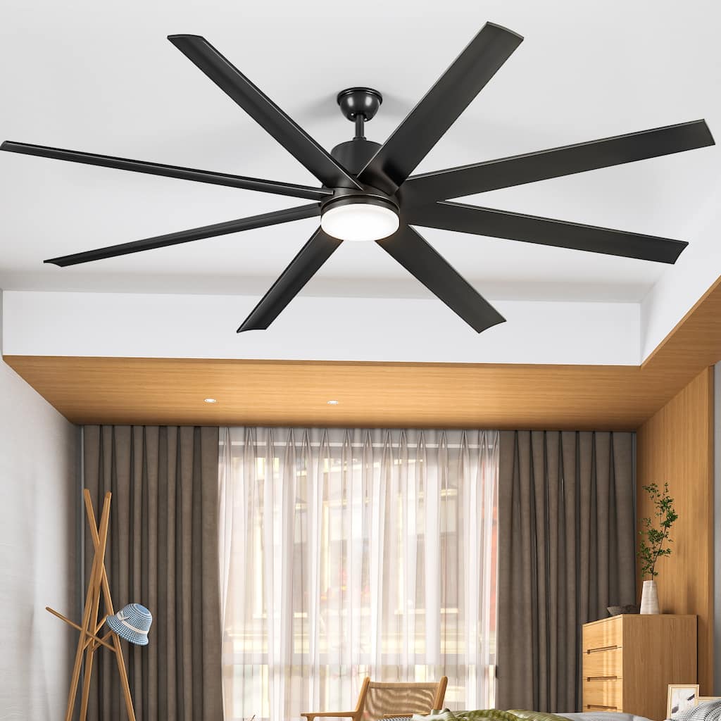 Moasis 72 Inch Ceiling Fan 8 Blade Modern Ceiling Fan - 72"