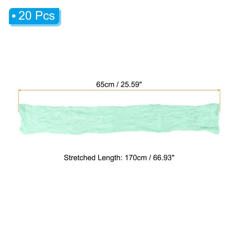 20Pcs Stocking Flower Fabric 65cm/26" for DIY Mesh Flowers Making - Light Sky Blue