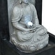preview thumbnail 6 of 7, Hanover 24-In. Buddha Wall Statue Indoor or Outdoor Garden Fountain with LED Lights for Patio, Deck, Porch