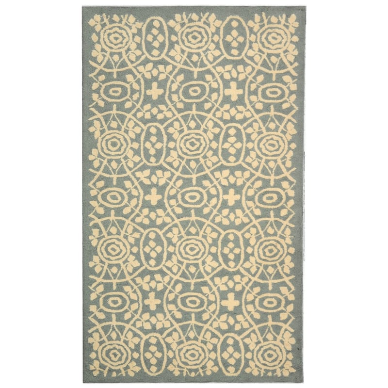 Martha Stewart by SAFAVIEH Bloomery Cotton Rug - 3'9" x 5'9" - Aloe