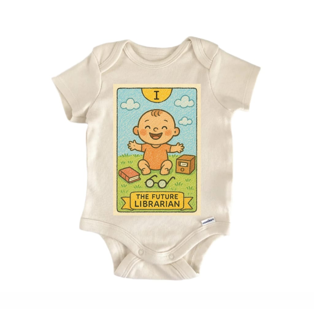 Future Librarian Tarot - Baby Bodysuit