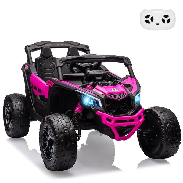 slide 2 of 56, Electric Ride on UTV Car, Licensed Can-Am 12V
