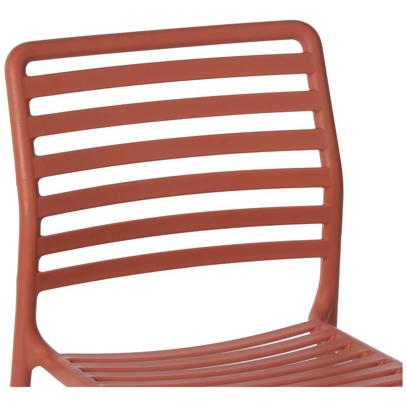 Frond and Form Outdoor Stacking Dining Side Chair (Set of 2)