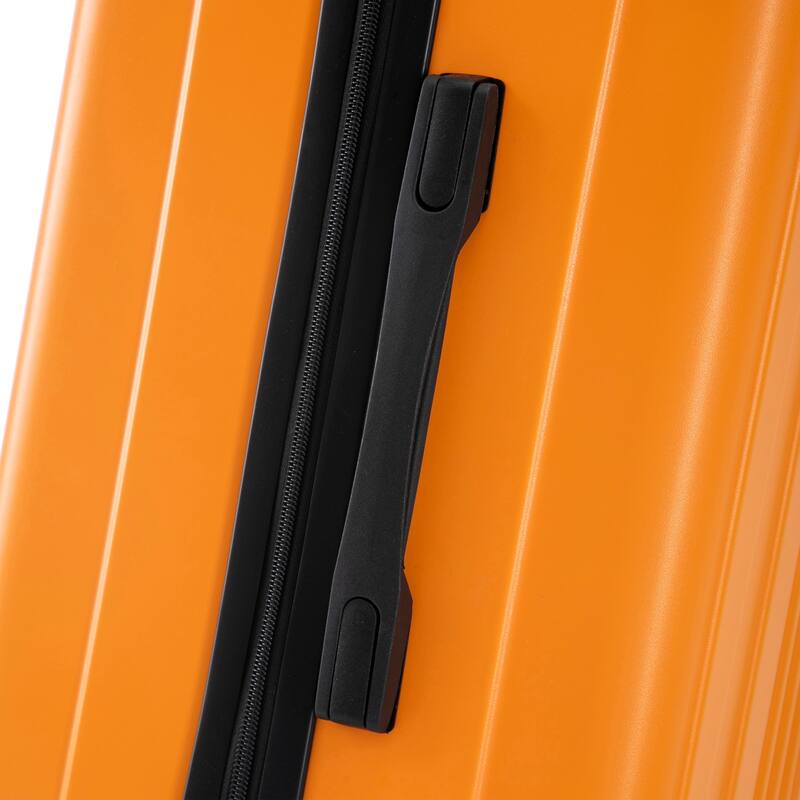 Anmytek 20"/24"/28" Orange Hardshell Luggage Set 3 Piece Spinner Wheels TSA Lock Carry On Check In Travel