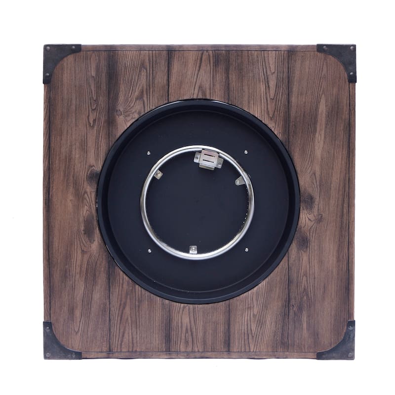 Delaney Outdoor 40,000 BTU 32-inch Propane Square Fire Pit with Lava Rocks by Christopher Knight Home