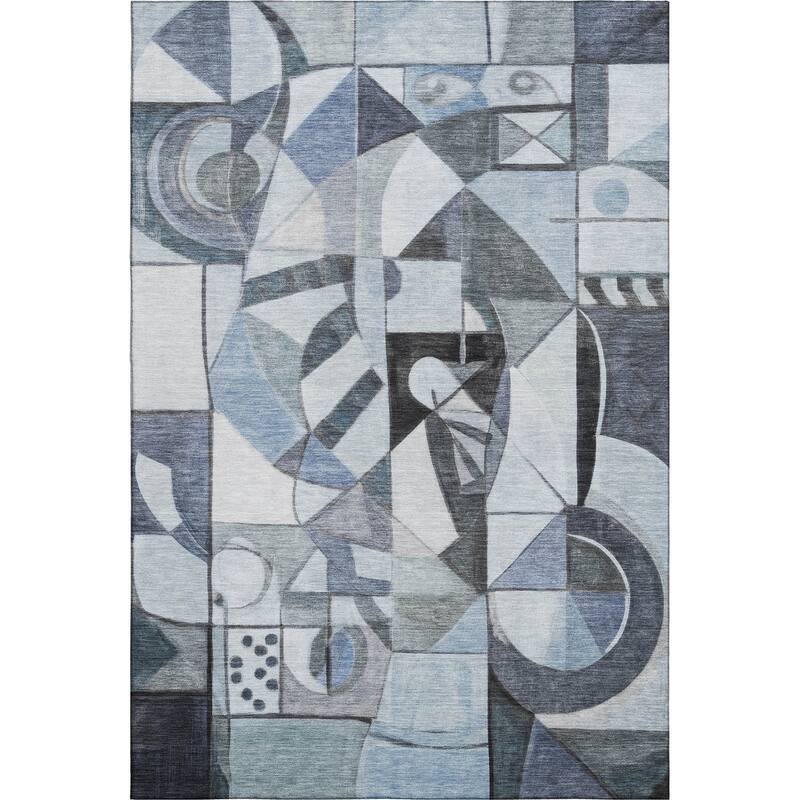 Premium Washable Super Soft Mosaic Contemporary Mayfield Rug
