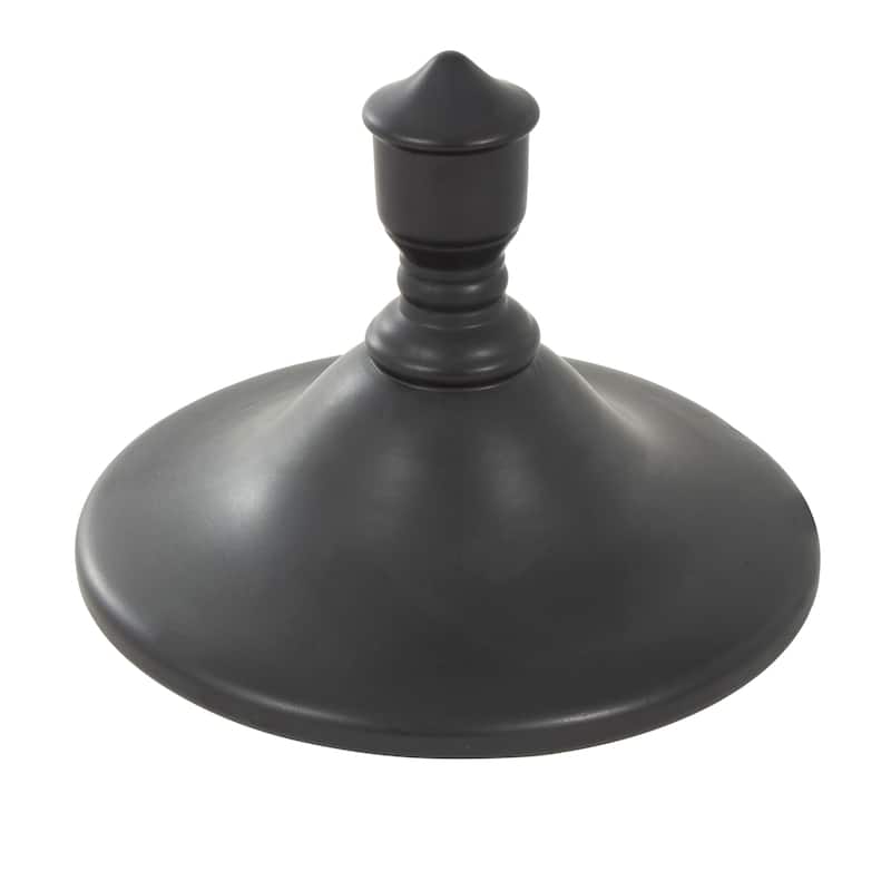 Black or White Ceramic Fluted Urn Shaped Decorative Jars with Lid