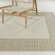 preview thumbnail 7 of 8, Frans Solid Border Indoor/Outdoor Area Rug