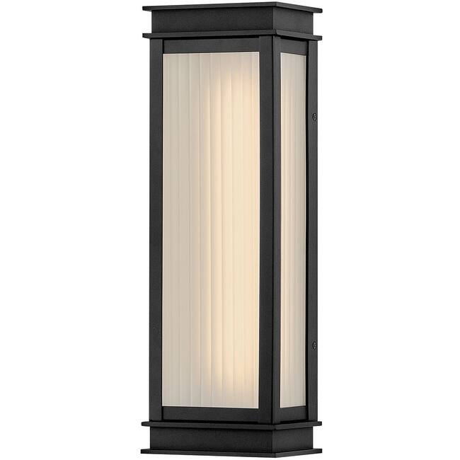 Hinkley Lighting 29014 Rockwell 18" Tall LED Outdoor Wall Sconce with - Textured Black