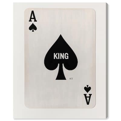 King of Spades Canvas by Art Remedy, Gallery Wrapped
