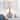 SAFAVIEH Lighting 35-inch Light Blue Mercury Glass Table Lamp - 16"x16"x34.5"