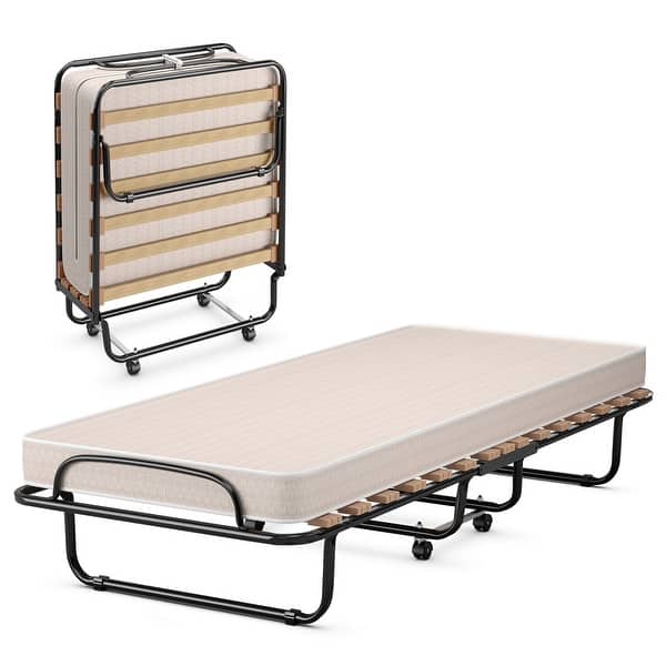 Folding Bed with Memory foam Guest Bed Made in Italy Bed Bath & Beyond 36098382
