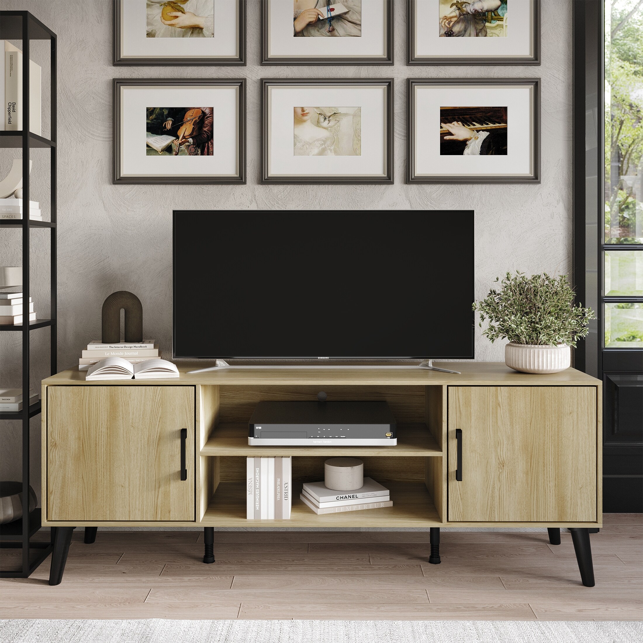 CraftPorch Classic 60 Inch TV Stand Console