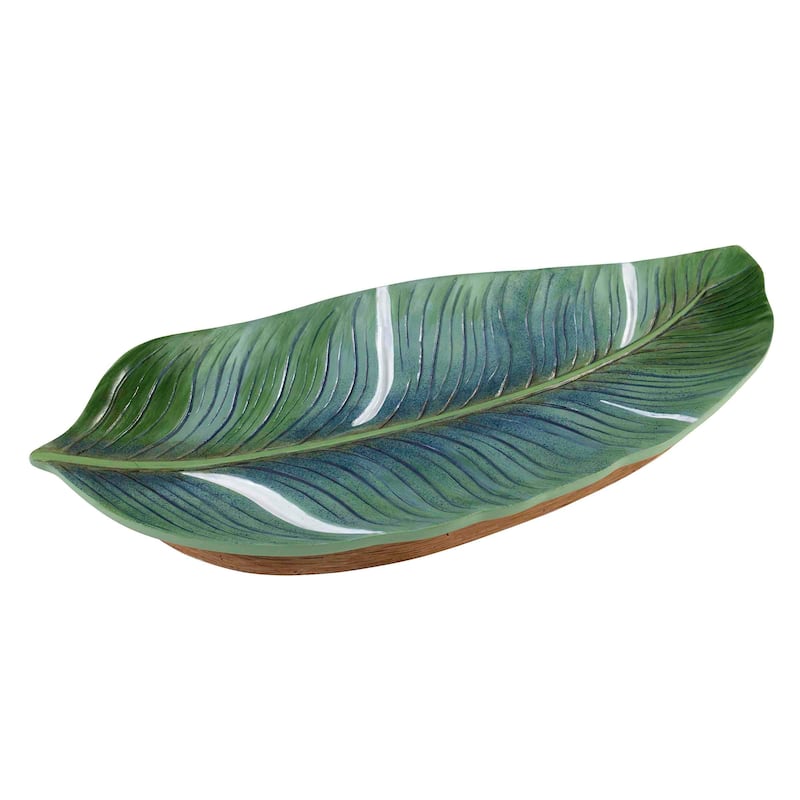 Avanti Linens Viva Palm Tray - Green