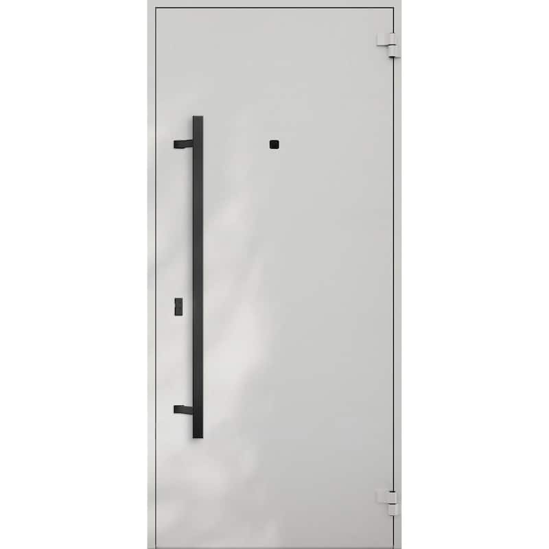VDOMDOORS | Front Door Exterior Door | Fiberglass | Frame & Hardware Included | 18x80, Oak Entry Door Steel Entry Door