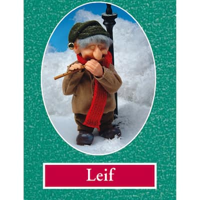 10" Zims The Elves Themselves Leif Collectible Christmas Elf Tabletop Figure