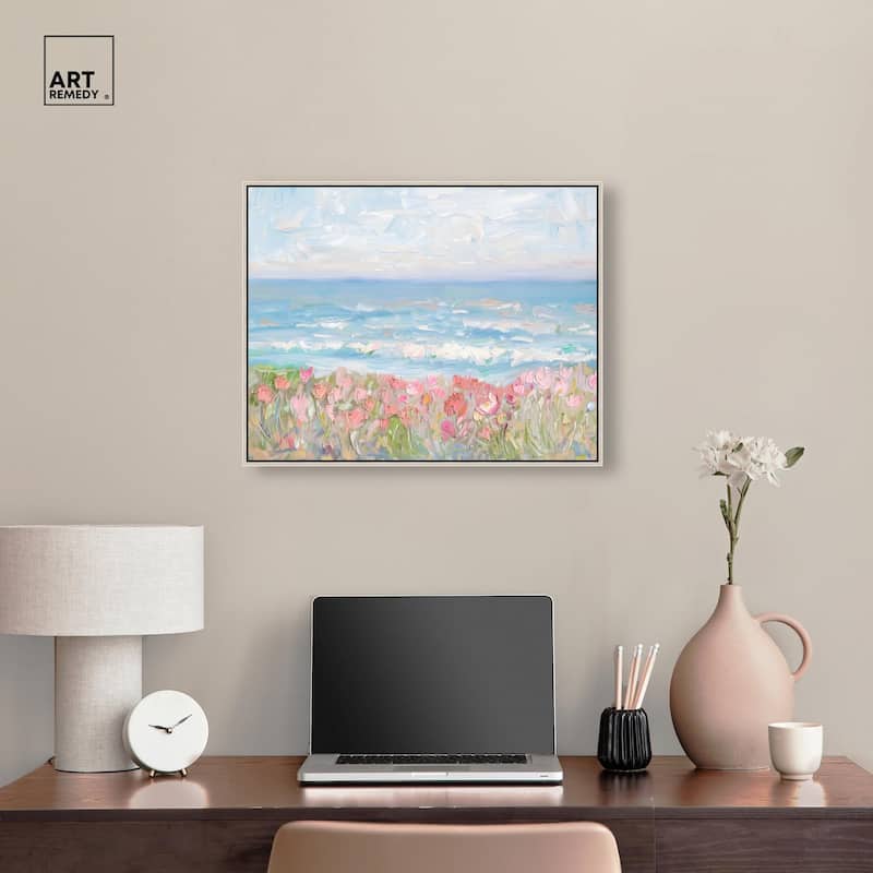 Waves of Peace Canvas by Art Remedy
