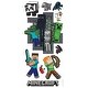 preview thumbnail 1 of 2, RoomMates Minecraft Hostile Mobs Peel and Stick Wall Decals
