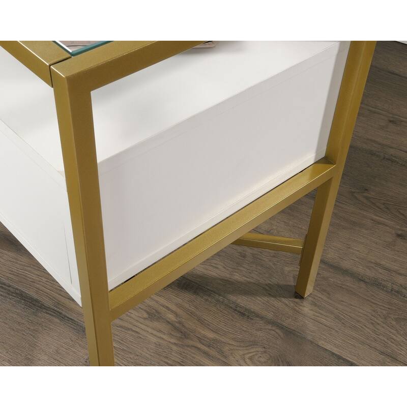 Harper Heights End Table White 3a
