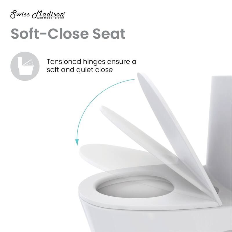 Nantes One-Piece Elongated Toilet Dual-Flush 1.1/1.6 Gpf - 26.95" x 16.15" 34.8"