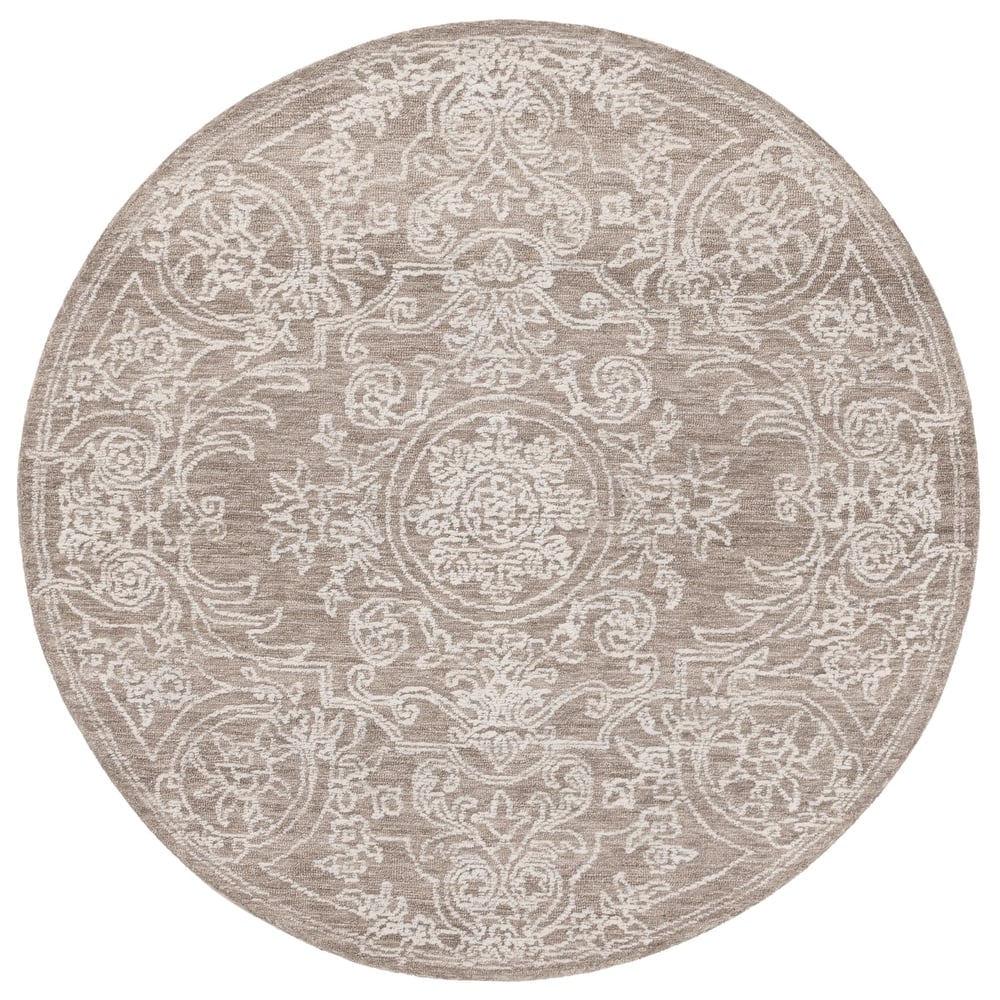 SAFAVIEH Handmade Ebony Cybil Modern Wool Rug