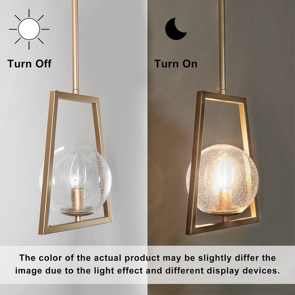 Brass geometric pendant light cheap