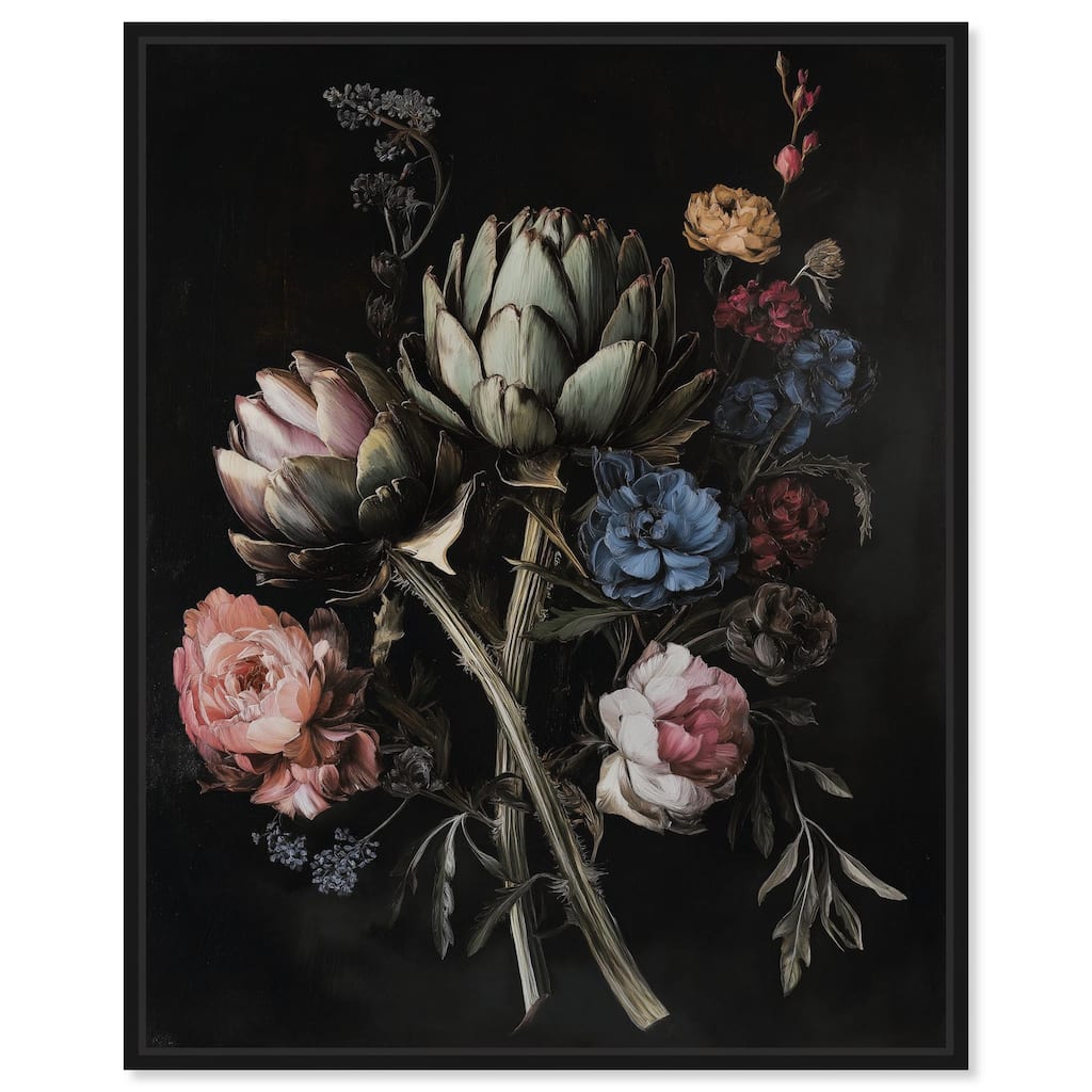 Moody Artichoke III Canvas by Art Remedy
