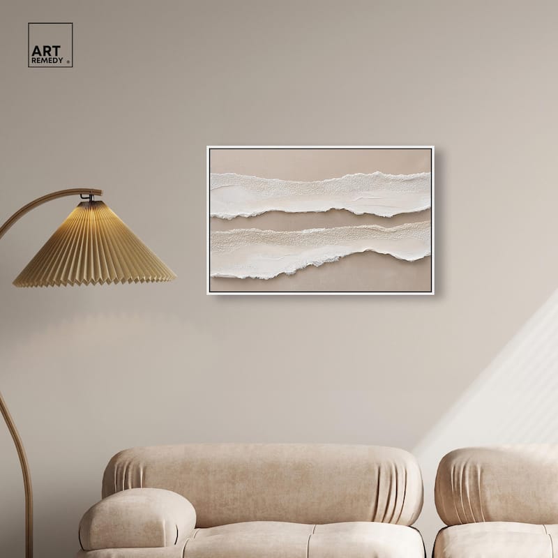 Textured Sea III Canvas by Art Remedy