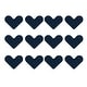 preview thumbnail 1 of 12, Non Slip Rug Tape / Adhesive Heart-shape - Black - 3.74" x 2.95" 3.74" x 2.95"