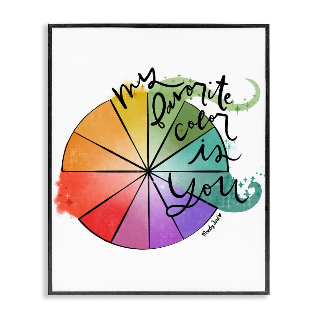 Stupell Favorite Color Is You Framed Giclee Art Design By Mandy Ford Art + Illustration