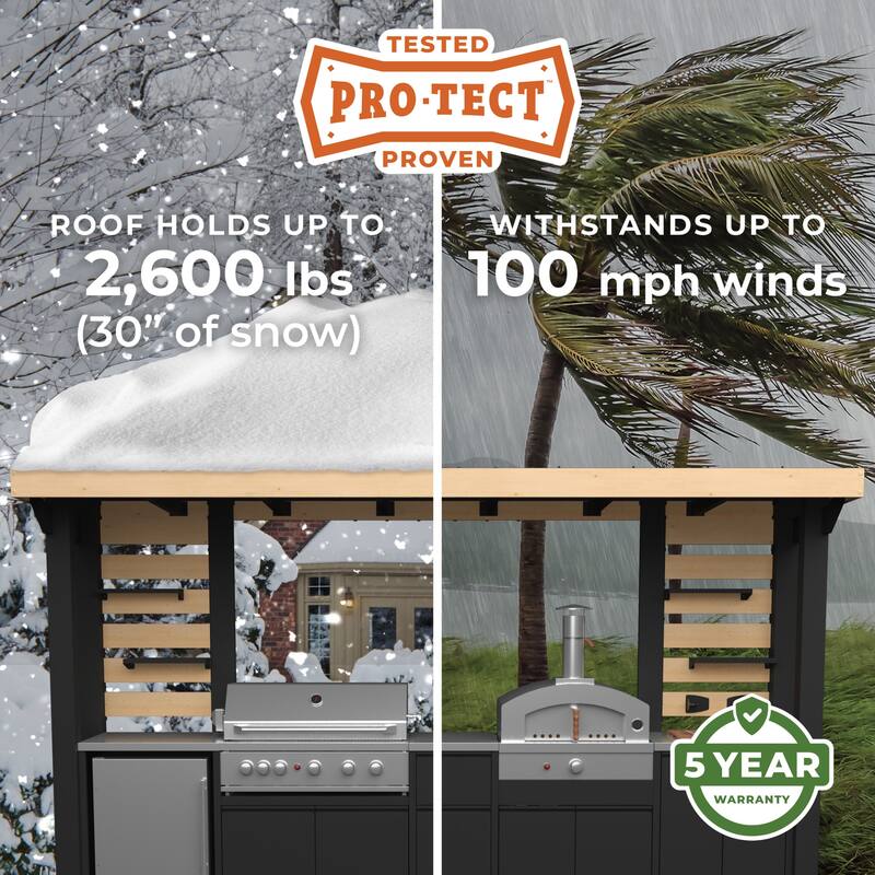 Backyard Discovery Fusion Flame 2 Outdoor Kitchen, Grill, Pizza Oven