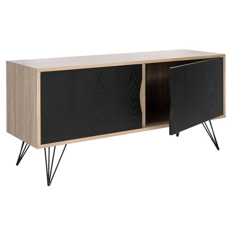 SAFAVIEH Darlyne Mid-Century Wood Sideboard - 47.3" x 15.8" x 23.6" - 47.3" x 15.8" x 23.6" - 20Wx52Dx20H