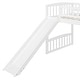 preview thumbnail 6 of 6, Twin Size Loft Bed with Slide and Ladder, Space Saving & Fun by Harper & Bright Designs - White