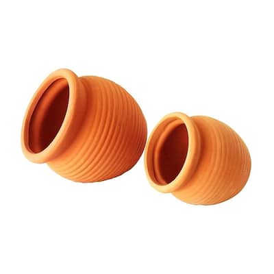 Natural Terracotta Fallen Pots or Hanging Pots