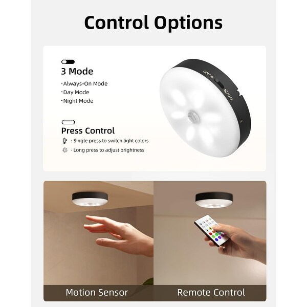 Motion activated puck lights new arrivals