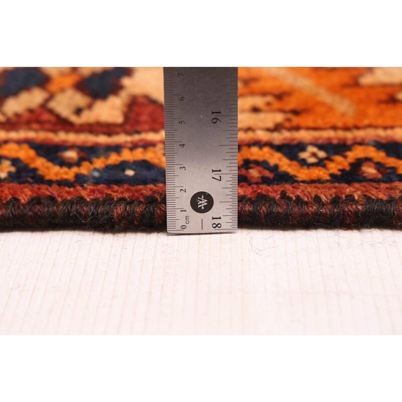 ECARPETGALLERY Hand-knotted Melis Vintage Red Wool Rug - 4'9 x 14'7