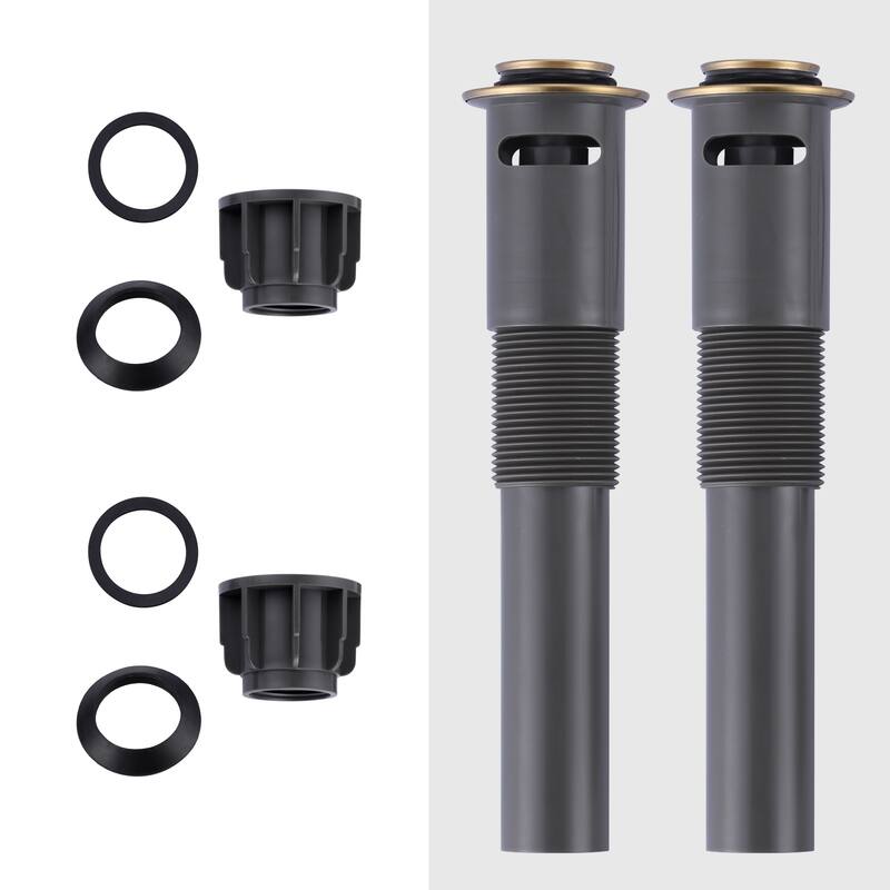 WOWOW 2-Piece Economical Easy Clean Pop Up Drain With Overflow