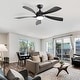 preview thumbnail 82 of 118, Sofucor 45/52 Inch Ceiling Fan with Remote & Lights Quiet DC Motor 5 Blade High CFM Modern Fan