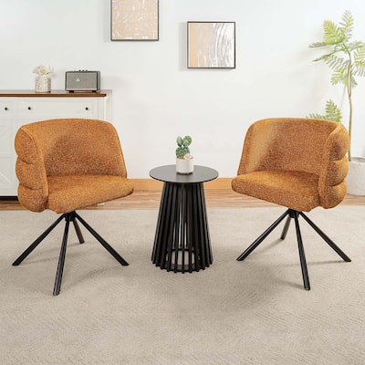 270° Swivel Home Office Desk Chairs Set of 2,with Metal Base for Comfort and Style