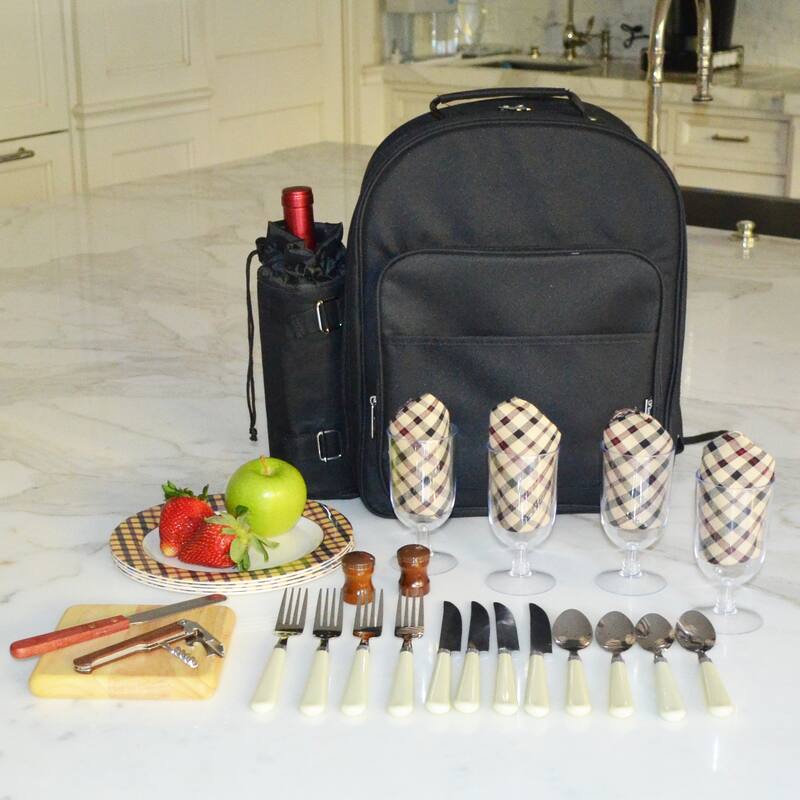 Picnic at Ascot Four Person Equipped Picnic Backpack