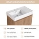 preview thumbnail 39 of 61, BNK 24/30/48/60 inch Freestanding Resin Sink Bathroom Vanity with Soft Close Door and Adjustable Shelf
