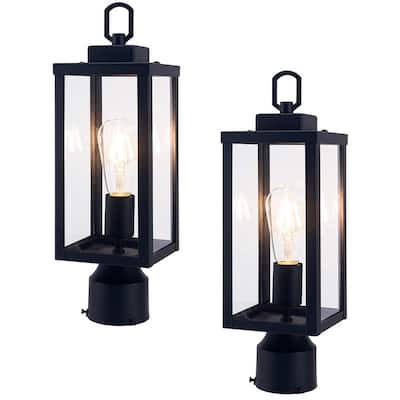 1-Light Outdoor Wall Sconce 2 Pack - 5.12"x5.12"x16.5"