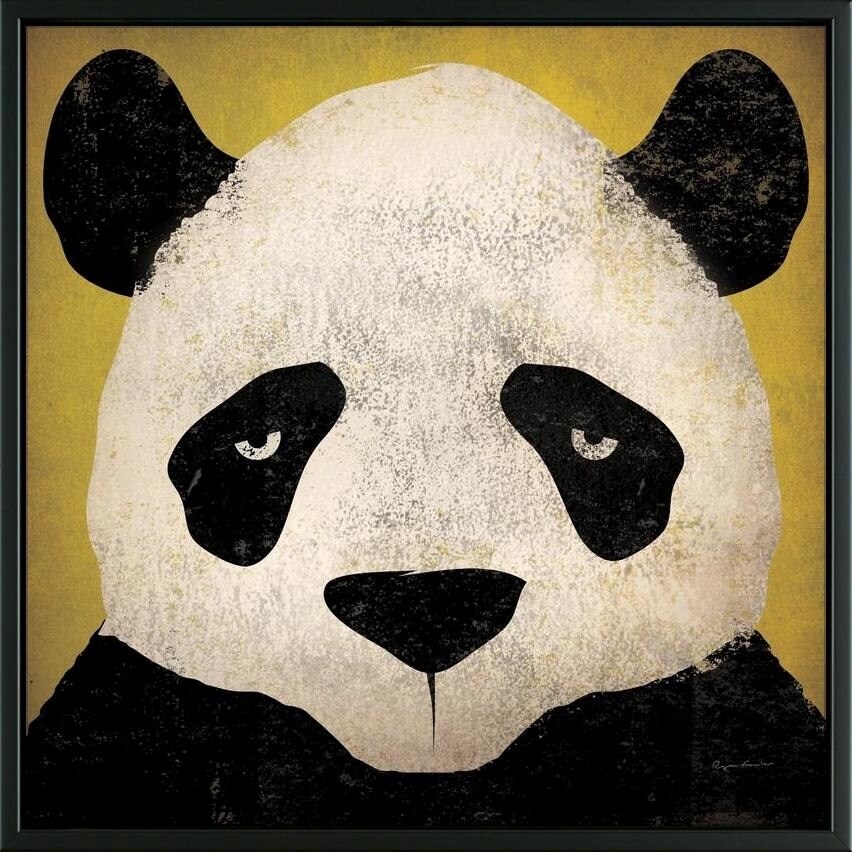 Easy Art Prints Ryan Fowler S Panda Premium Canvas Art Overstock 25743842 Trendy drawing easy cute panda 15 ideas. easy art prints ryan fowler s panda premium canvas art